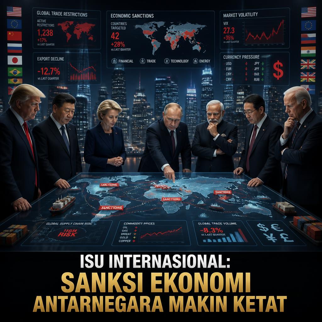 Isu Internasional: Sanksi Ekonomi Antarnegara Makin Ketat