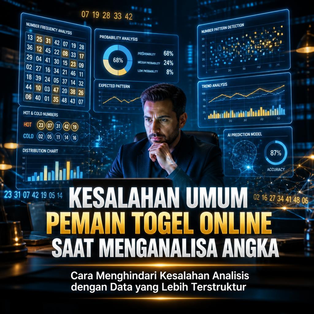 Kesalahan Umum Pemain Togel Online Saat Menganalisa Angka dan Cara Menghindarinya